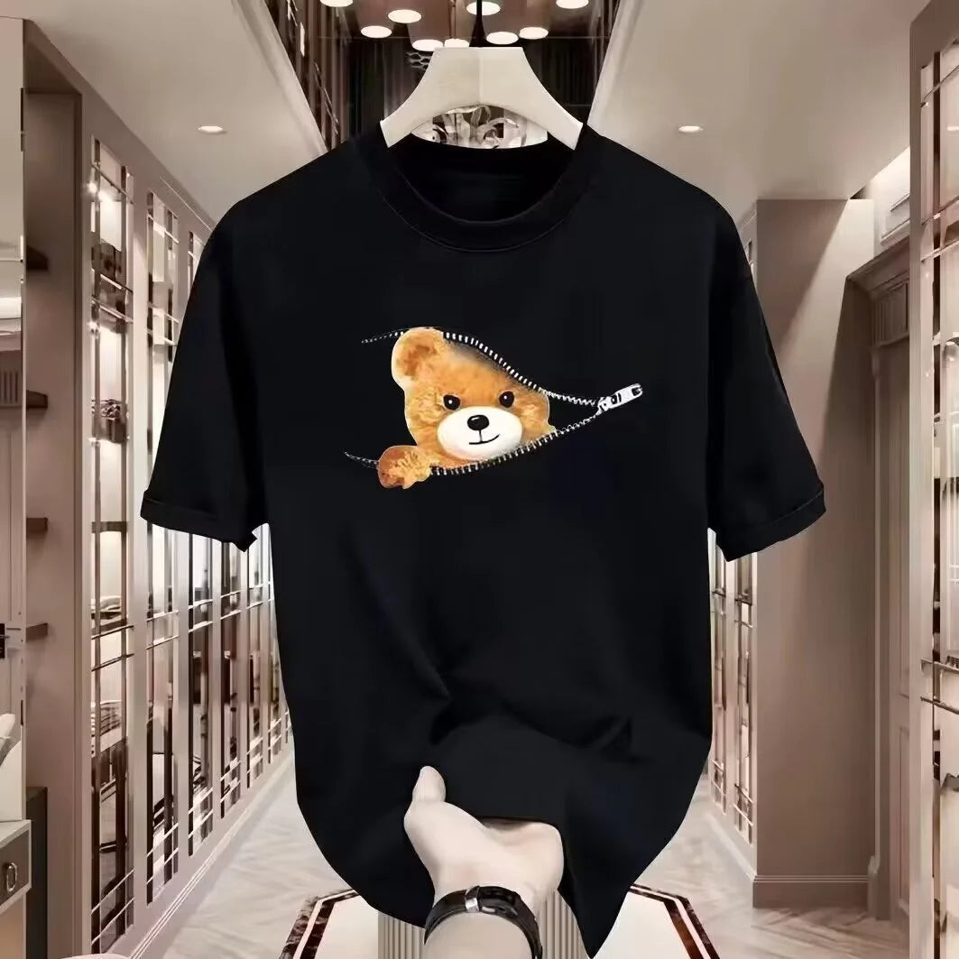 Loose Teddy Bear Short Sleeve Tee