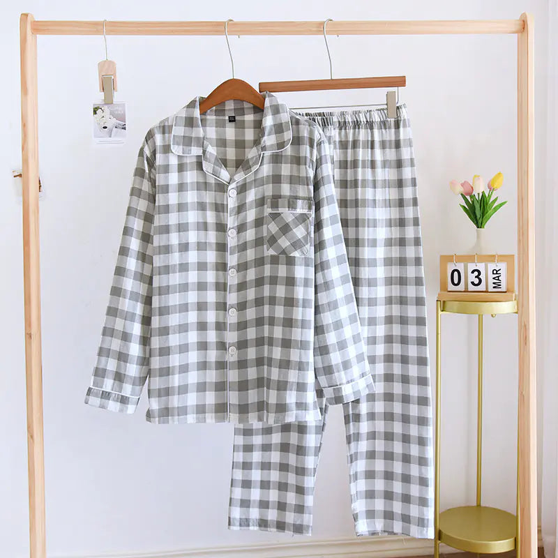 Plaid Pyjamas for Couples