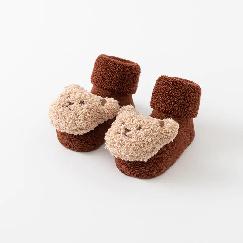 Thickened Non-slip Velvet Baby Socks with Terry Tube