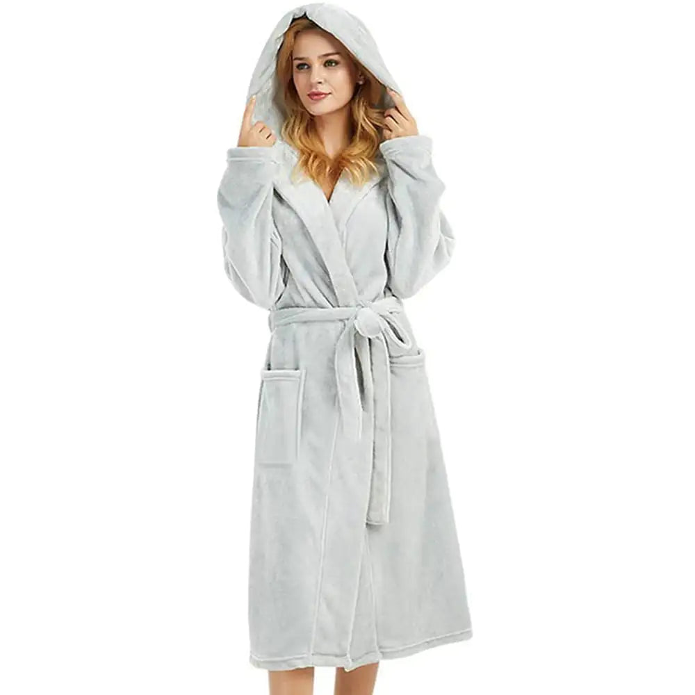 Women's Plus-Size Long Bathrobe