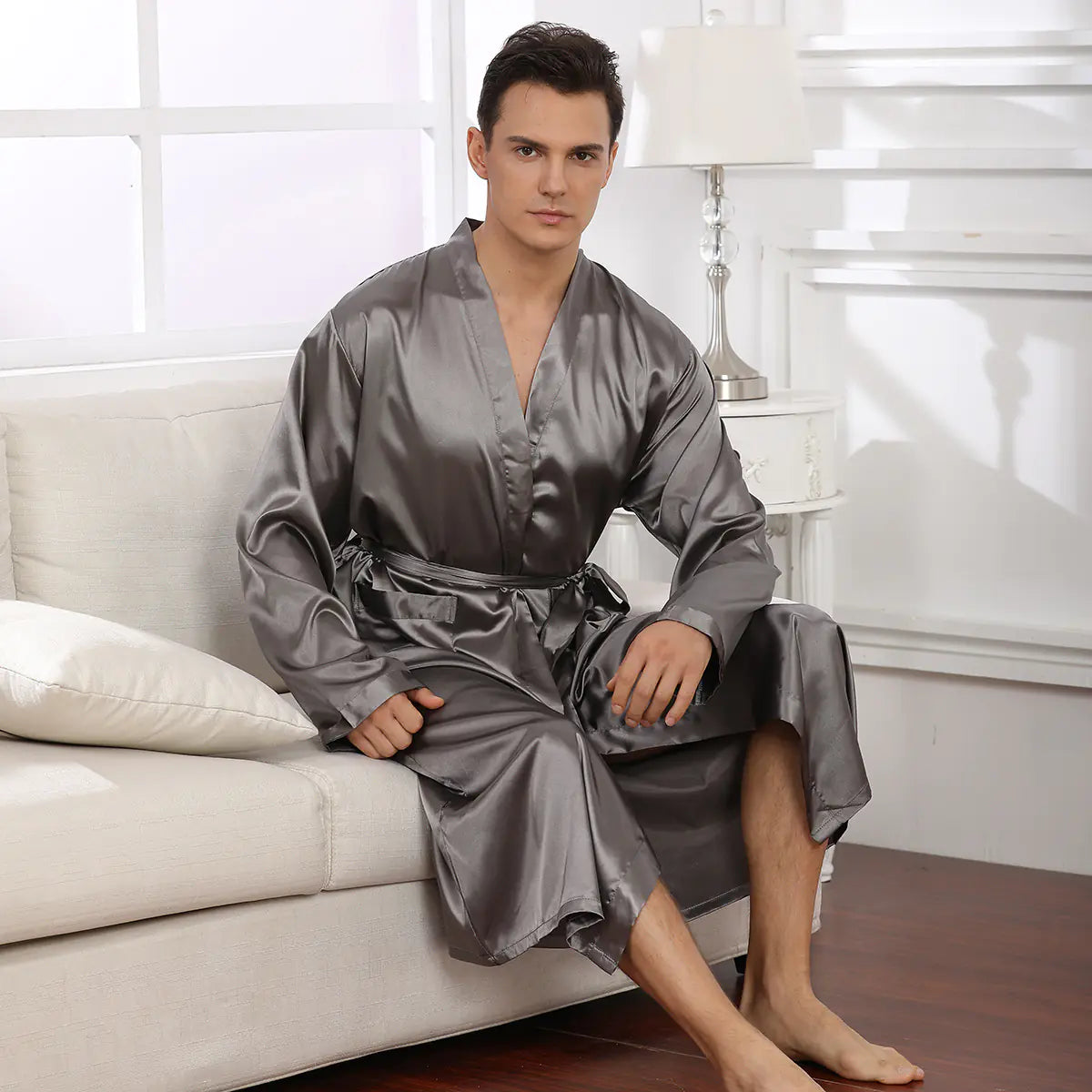 Men's Ultra-thin Cardigan Robe