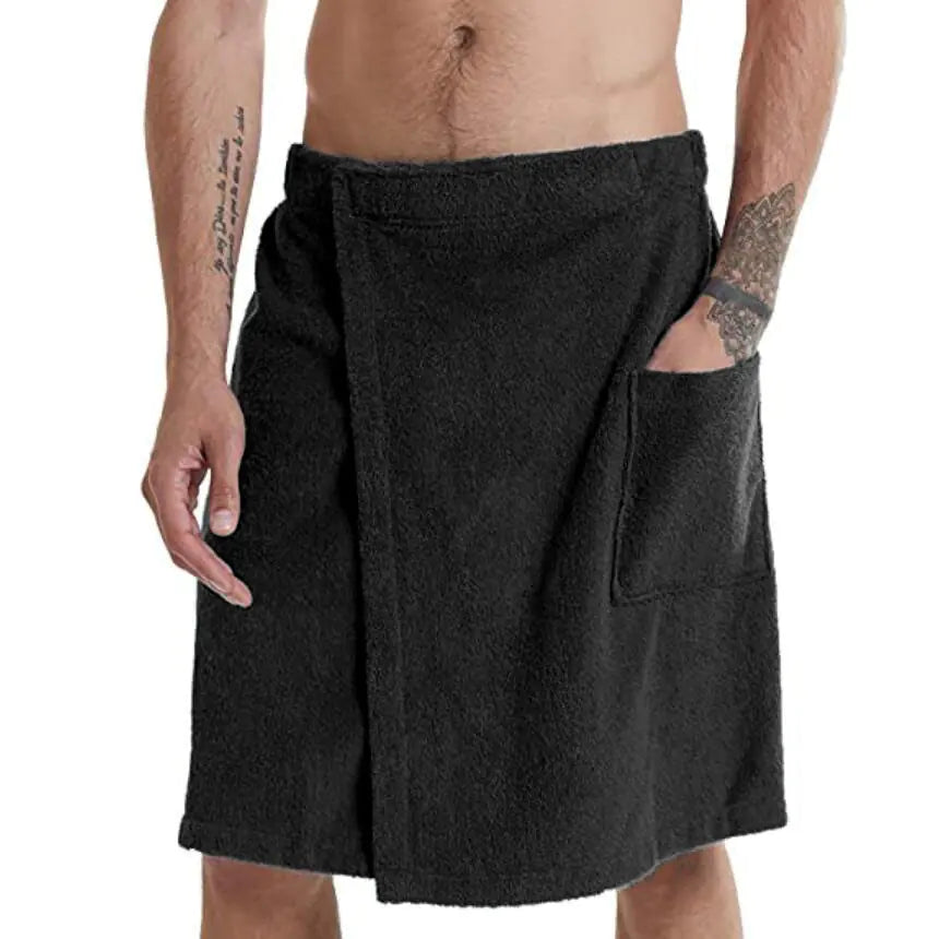 Mens Velcro Towel & Pocket