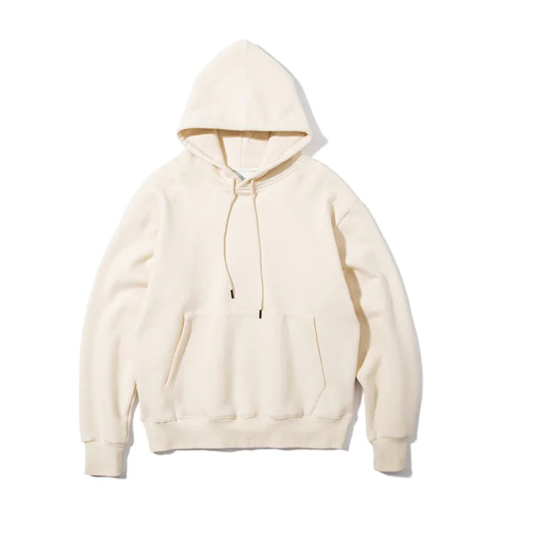 Thick Fleece Oversized Hooded Sweatshirt for Men