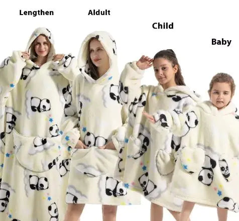 Family Lazy Blanket Hoodie