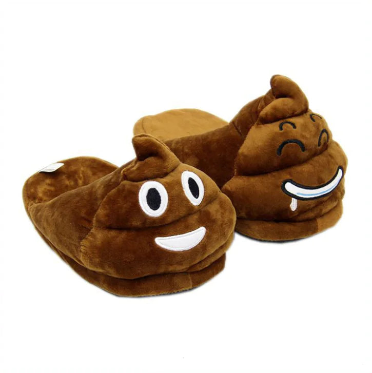 Emoji Fun Turd Slippers