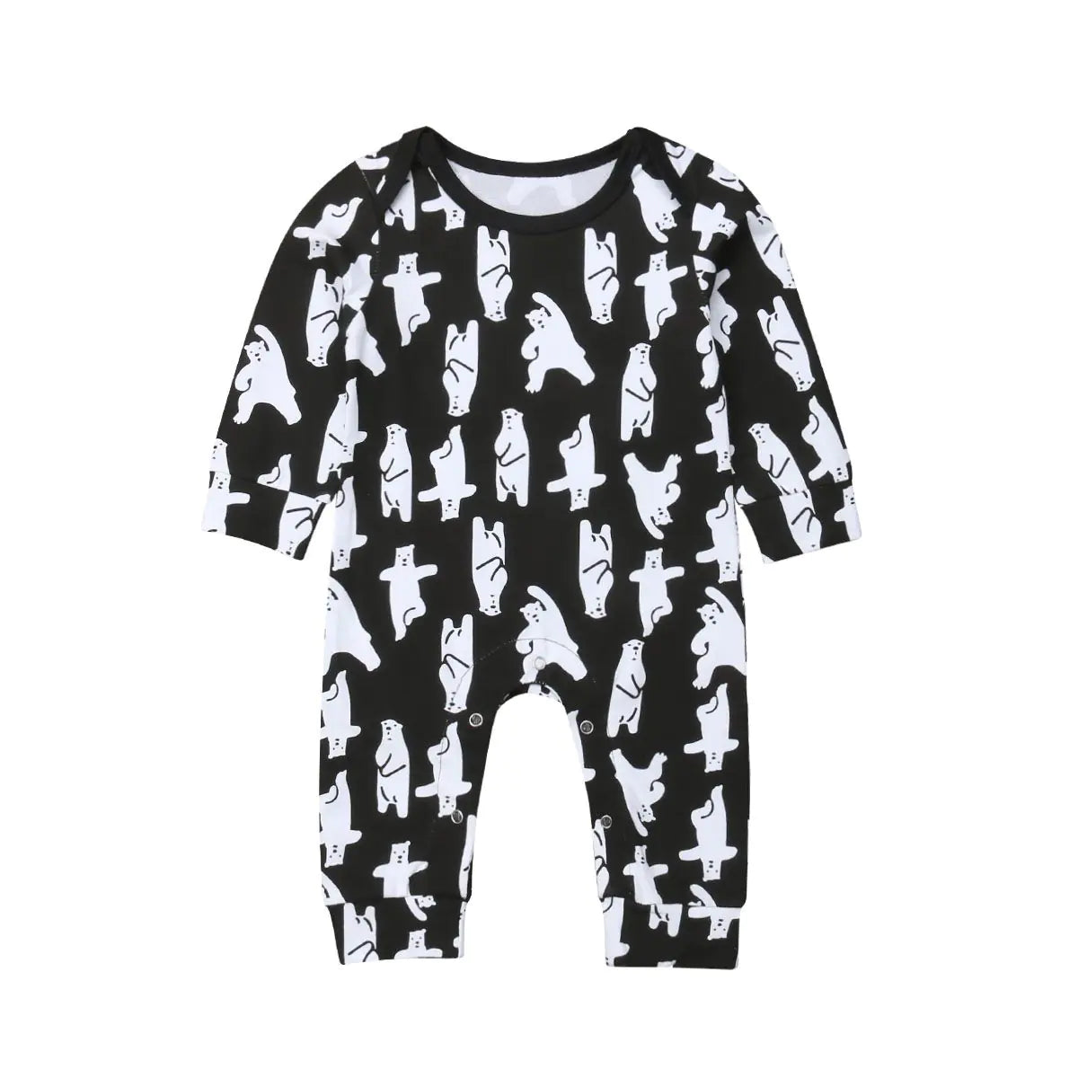 Pudcoco Family Matching Cartoon Pajamas Set
