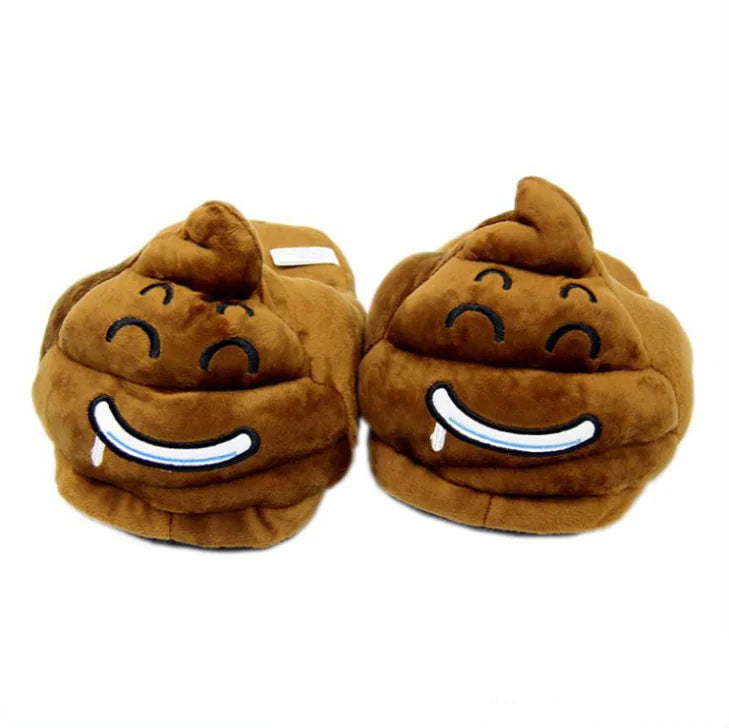 Emoji Fun Turd Slippers