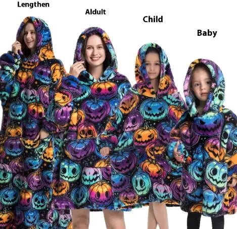 Family Lazy Blanket Hoodie