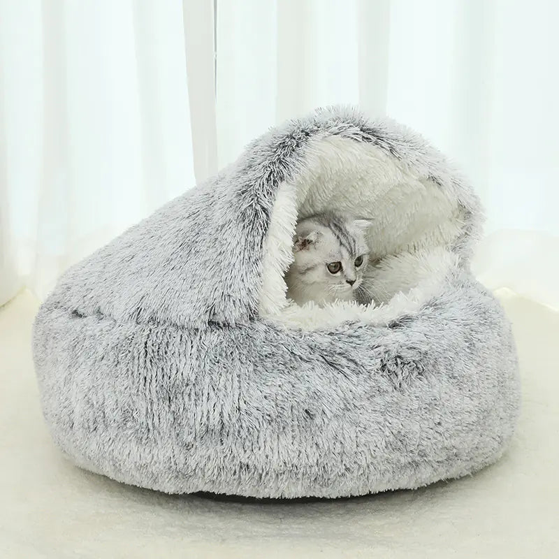 Shell-Shaped Bed for Cats and Dogs
