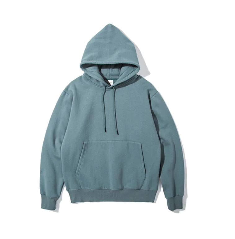 Thick Fleece Oversized Hooded Sweatshirt for Men