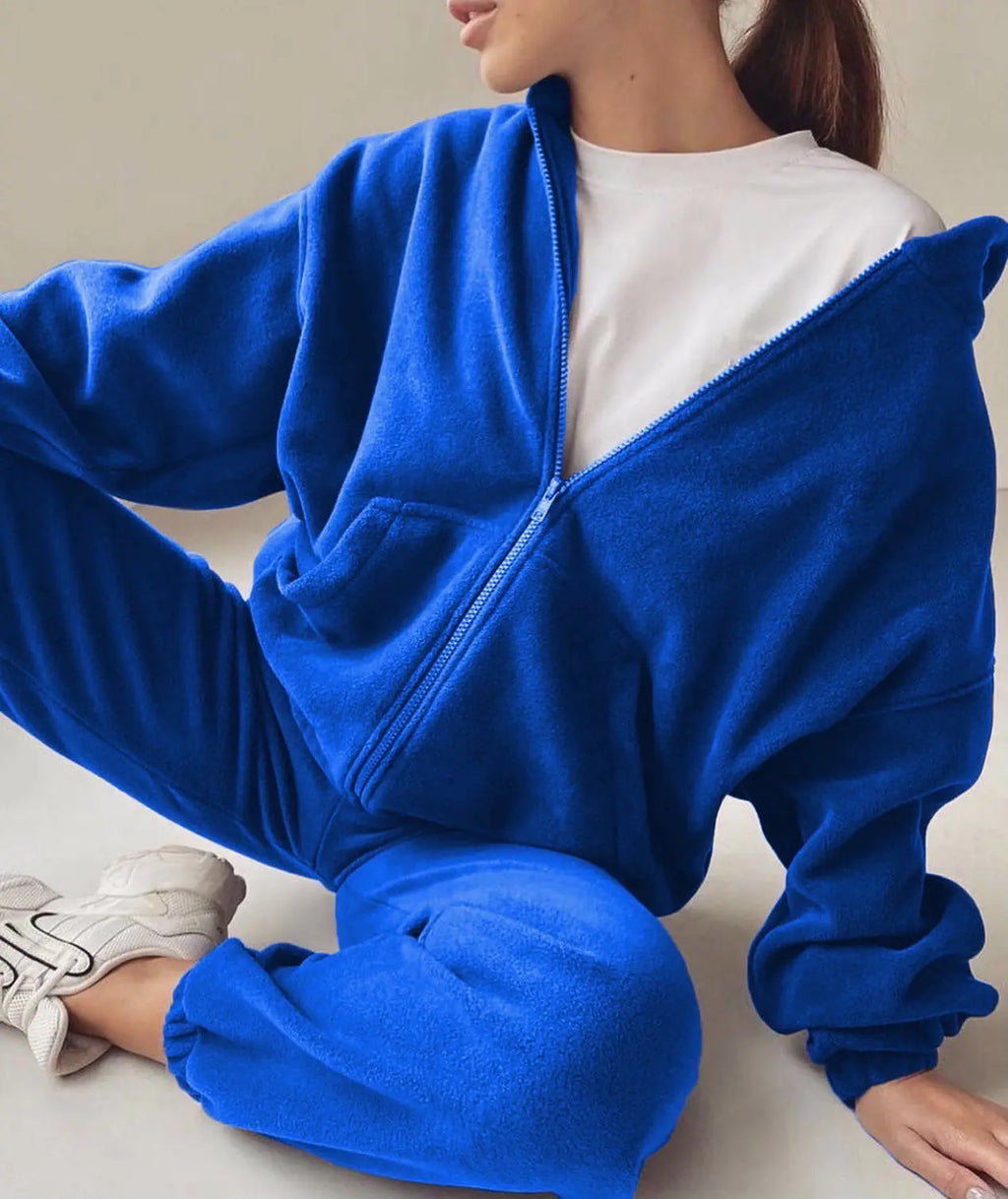 Women's Fashion Sports Hoodie Set