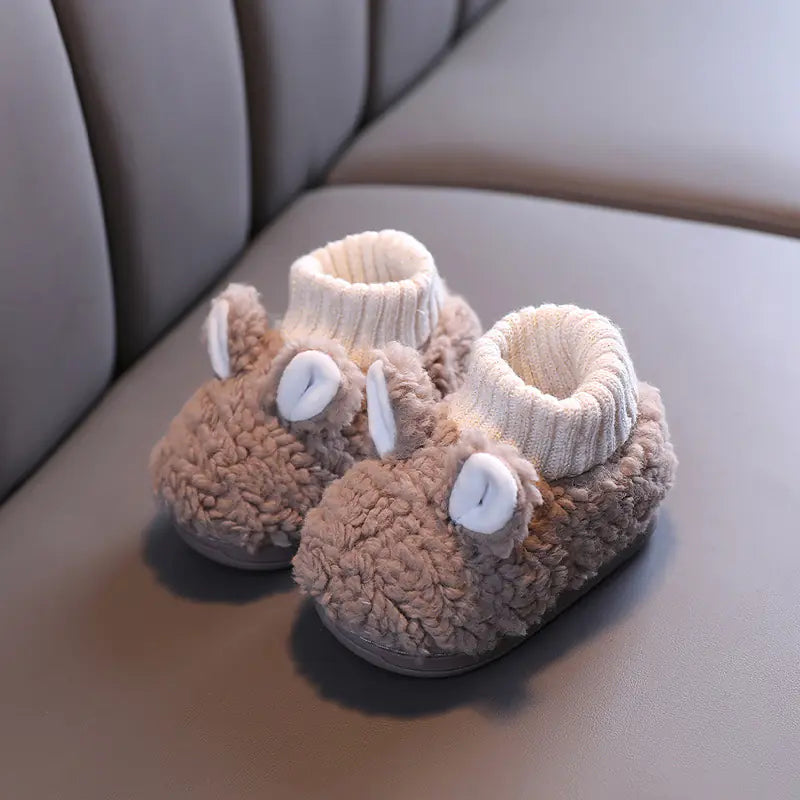 Warm Cotton Kids Slippers