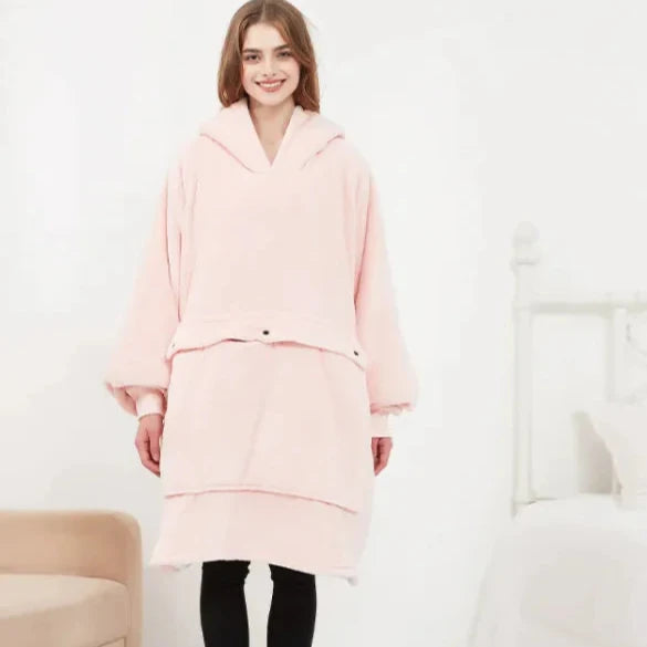 USB Hooded Electric Heating Blanket