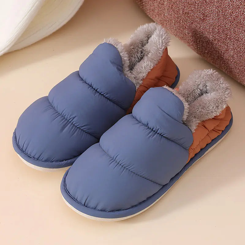 Mens Puffer Rainproof Slipper