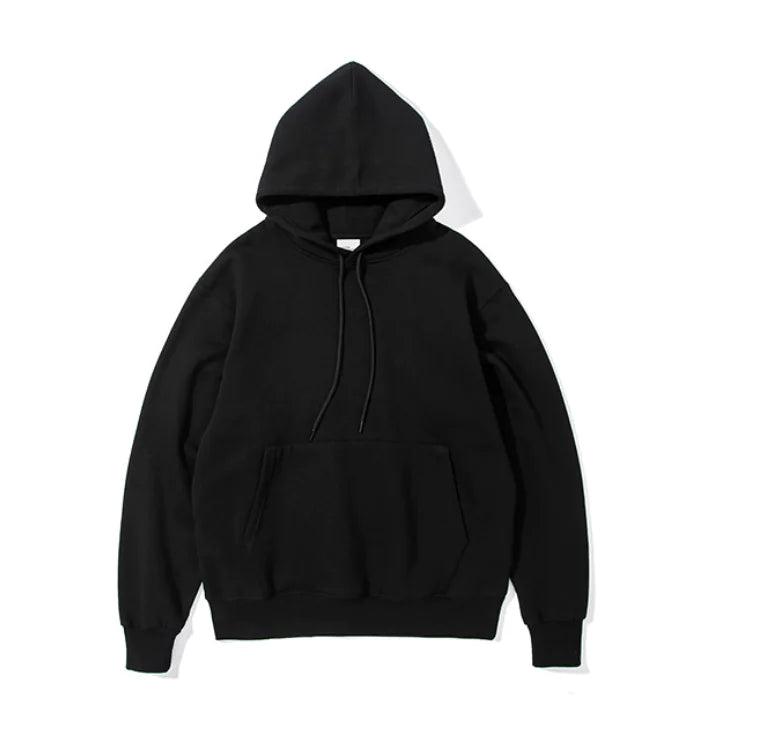 Thick Fleece Oversized Hooded Sweatshirt for Men